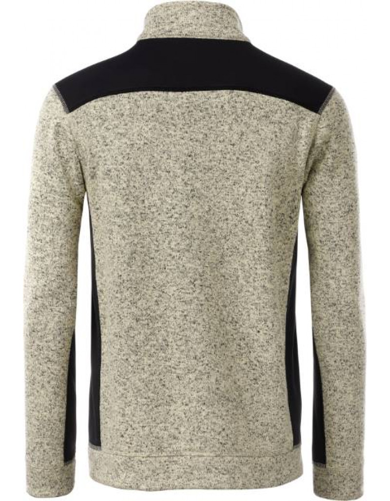 Jachetă de lucru tricotată din fleece pentru bărbați-groasa